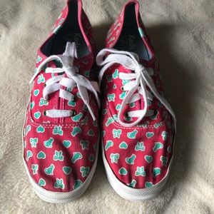 Keds Taylor Swift sneakers coral canvas W9 Swiftie pin up girl sweet classic